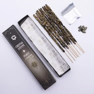 Crystal Scents Rökelsepinnar för Rening med Kanel och Pyrit - produktbild 6