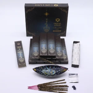 Crystal Scents Rökelsepinnar för Rening med Lapis Lazuli och Muskdoft - produktbild 2