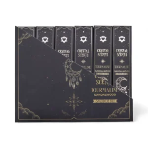 Crystal Scents rökelsepinnar för rening med sandelträ och turmalin - produktbild 4