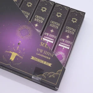 Crystal Scents rökelsepinnar med lavendel och ametist - produktbild 4