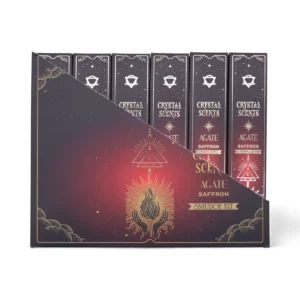 Crystal Scents rökelsepinnar med röd agat och saffran - produktbild 3