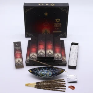 Crystal Scents rökelsepinnar med röd agat och saffran - produktbild 5