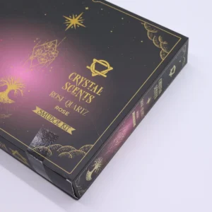 Crystal Scents rökelsepinnar med rosenkvarts och rosdoft - produktbild 3
