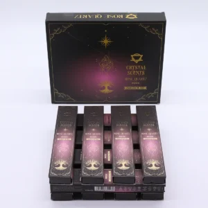 Crystal Scents rökelsepinnar med rosenkvarts och rosdoft - produktbild 6
