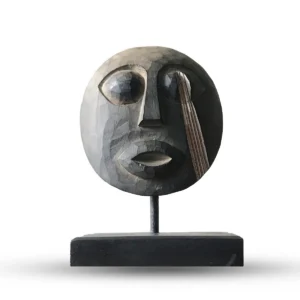 Dekorativ trämask från Timor 27x20 cm - produktbild 2