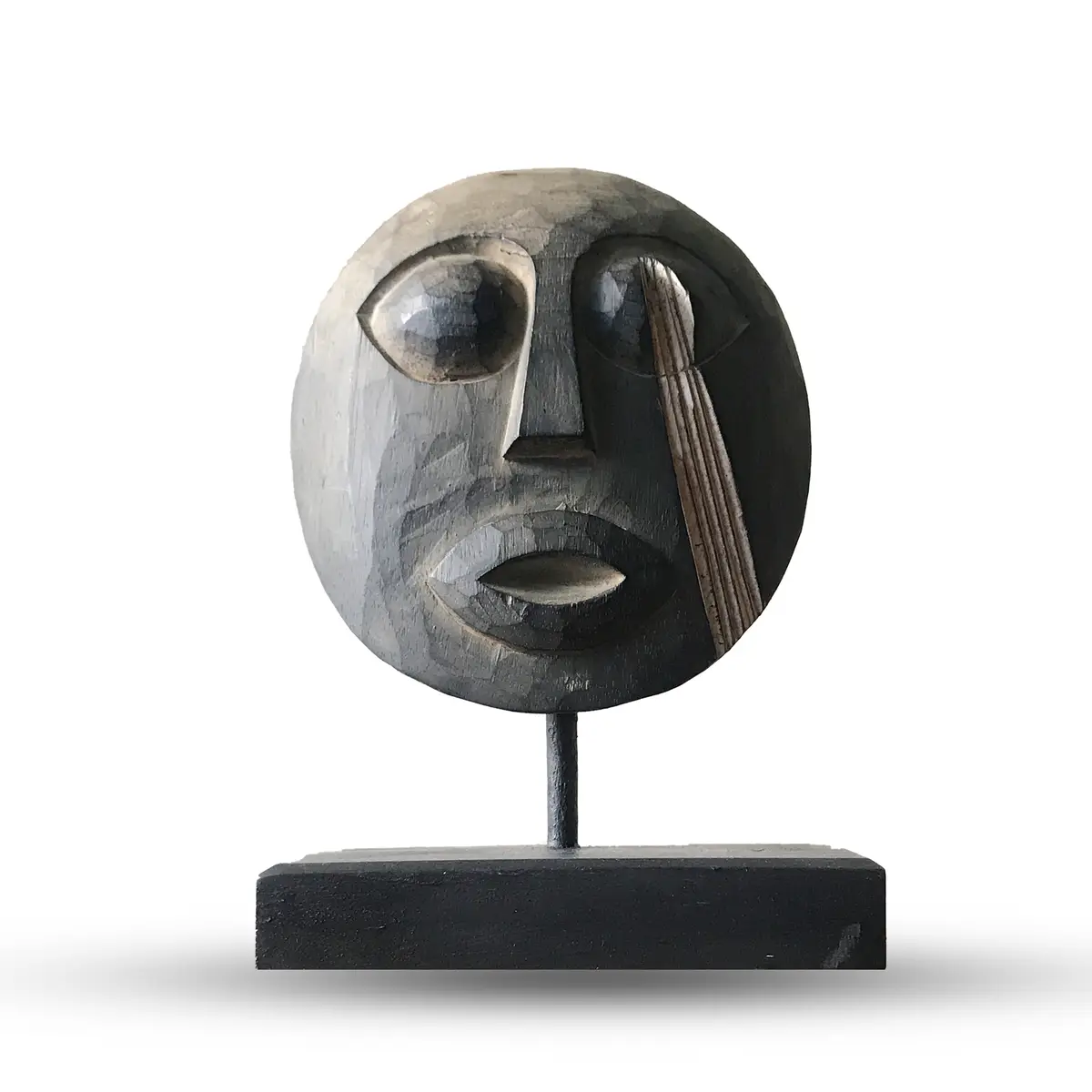 Dekorativ trämask från Timor 27x20 cm - produktbild 2