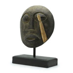 Dekorativ trämask från Timor 27x20 cm - produktbild 4