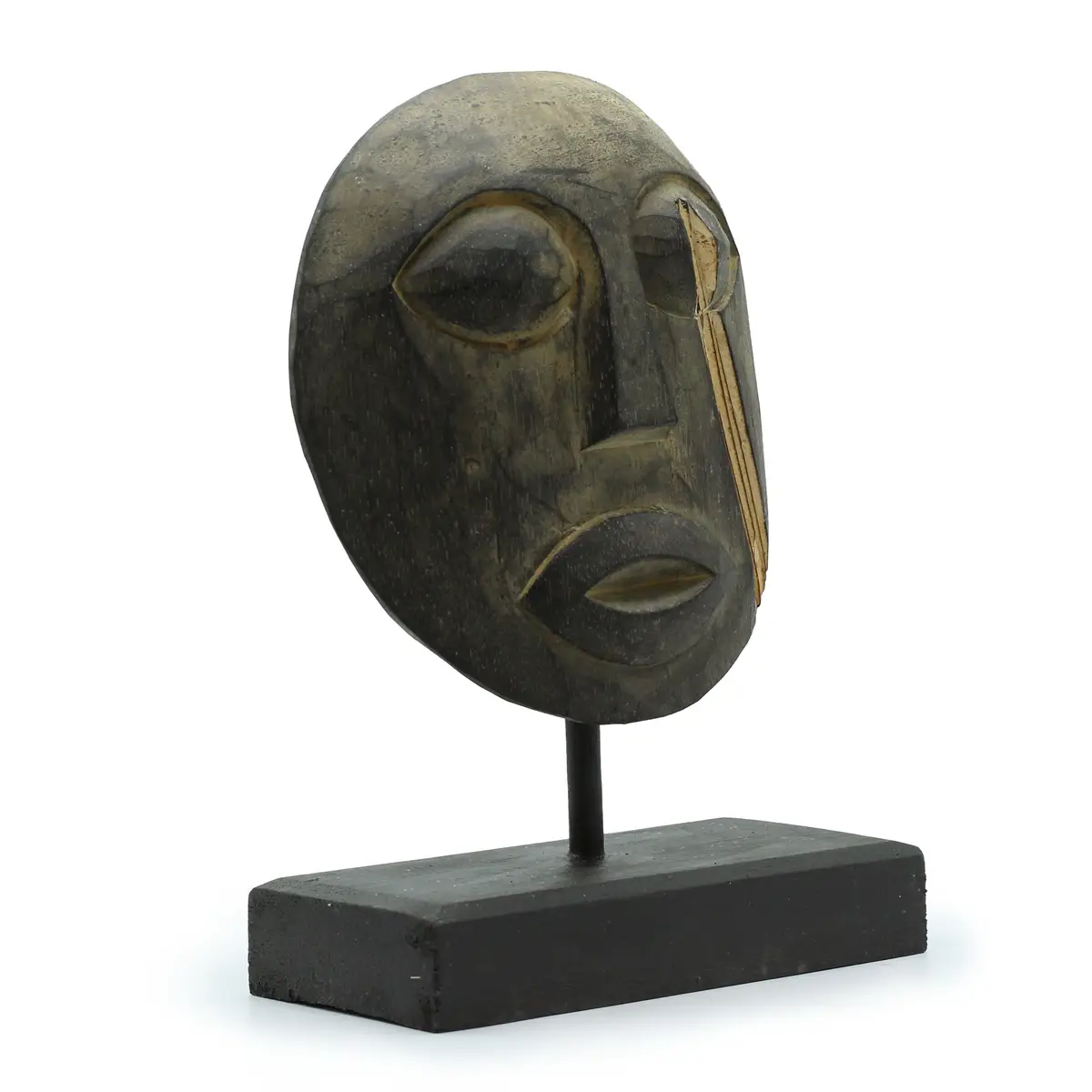 Dekorativ trämask från Timor 27x20 cm - produktbild 5