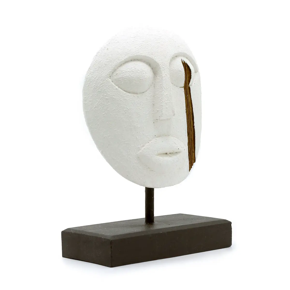 Dekorativ träskuren mask från Timor 27x20 cm - produktbild 7