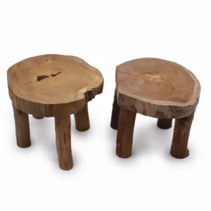 Displayställ i teakträ 27x20 cm, 2-pack - produktbild 2