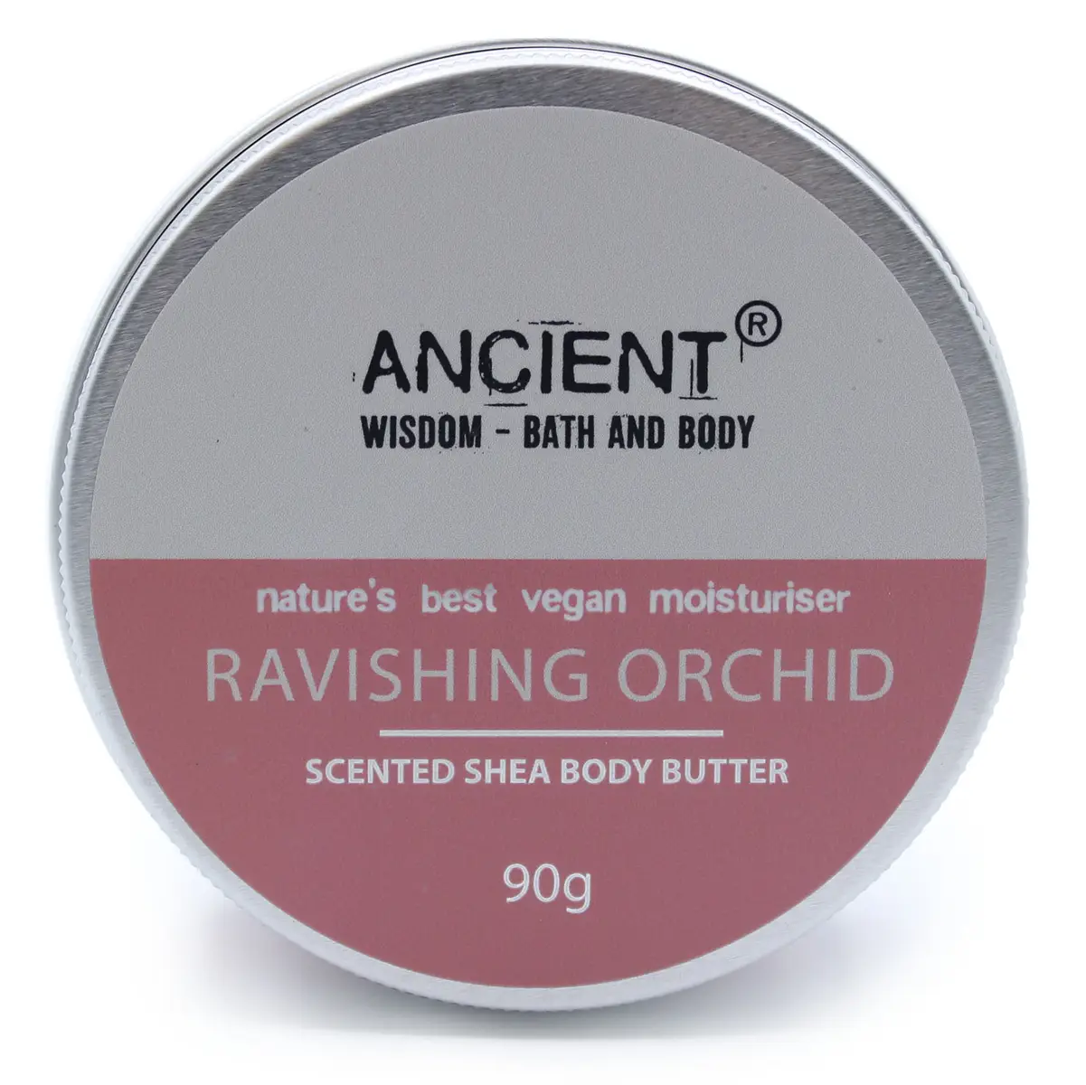 Burk med doftande sheasmör kroppssmör Ravishing Orchid 90g