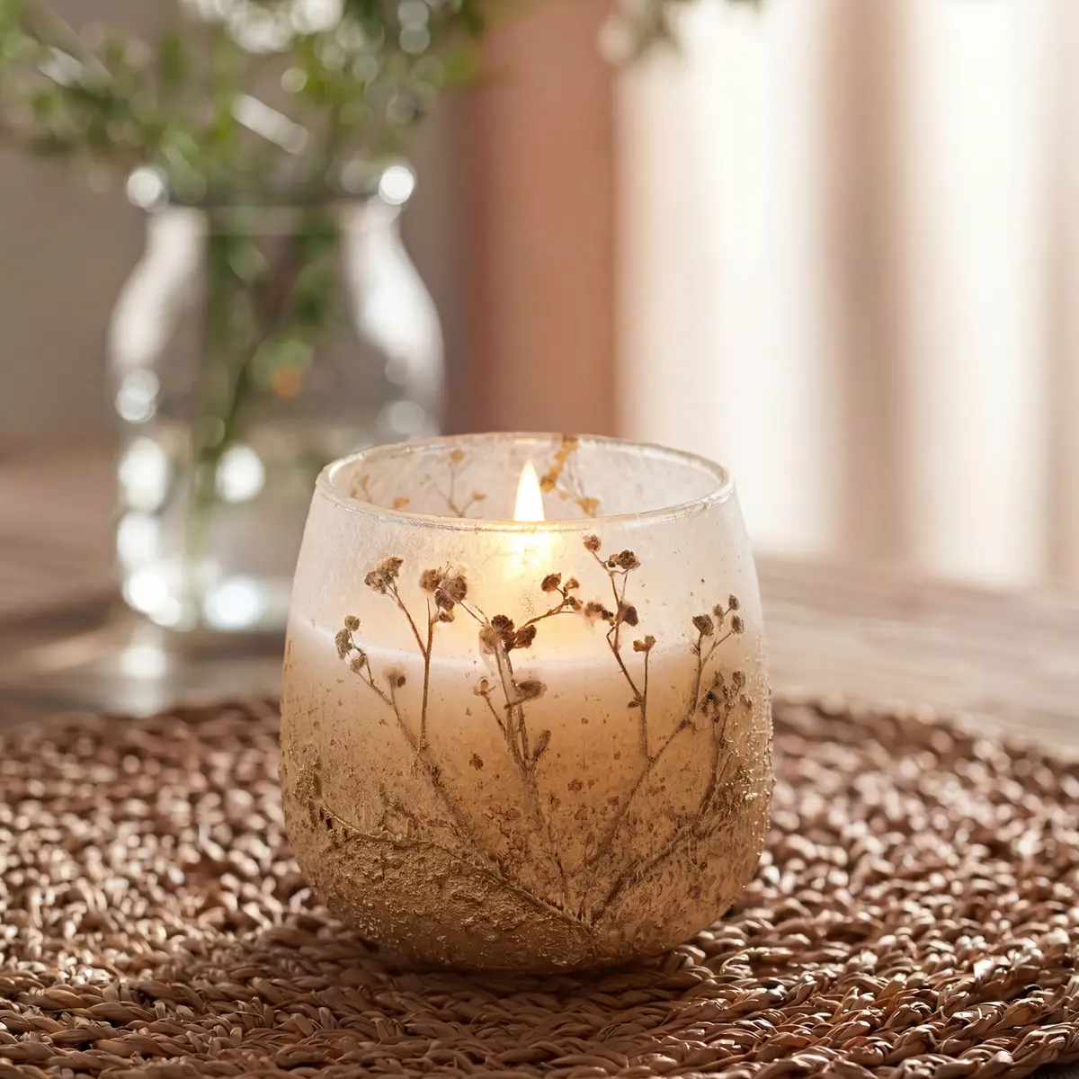 Doftljus i glasburk medium Wildlight Woods - produktbild 2
