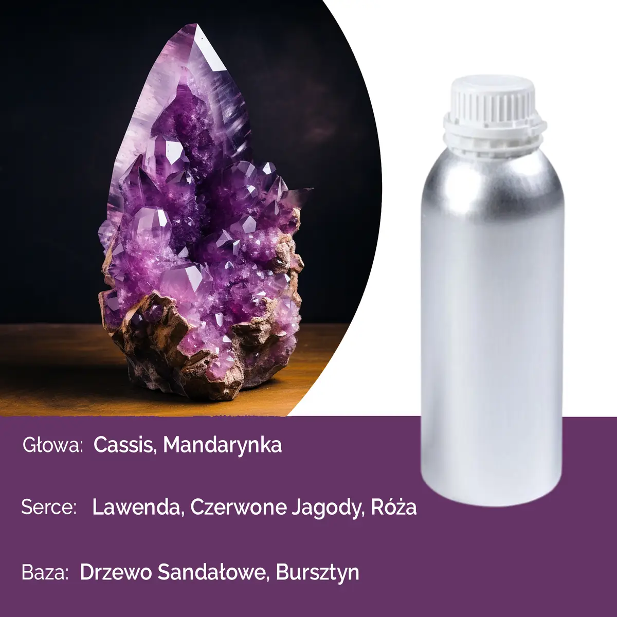 Doftolja 500 ml Amethyst Crystal & Amber - produktbild 8