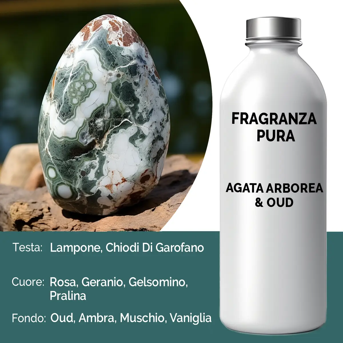 Doftolja 500 ml Tree Agate och Oud - produktbild 4