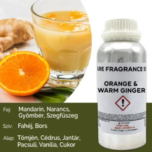 Doftolja apelsin och varm ingefära 500 ml - produktbild 6