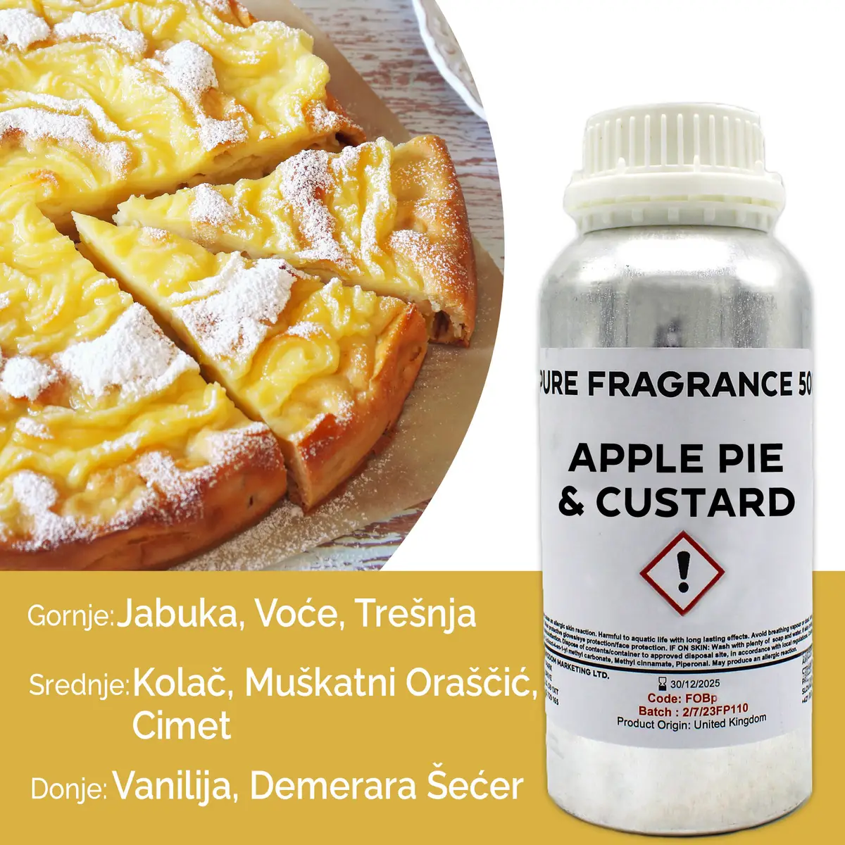 Doftolja Äppelpaj och Vaniljsås 500 ml - produktbild 7