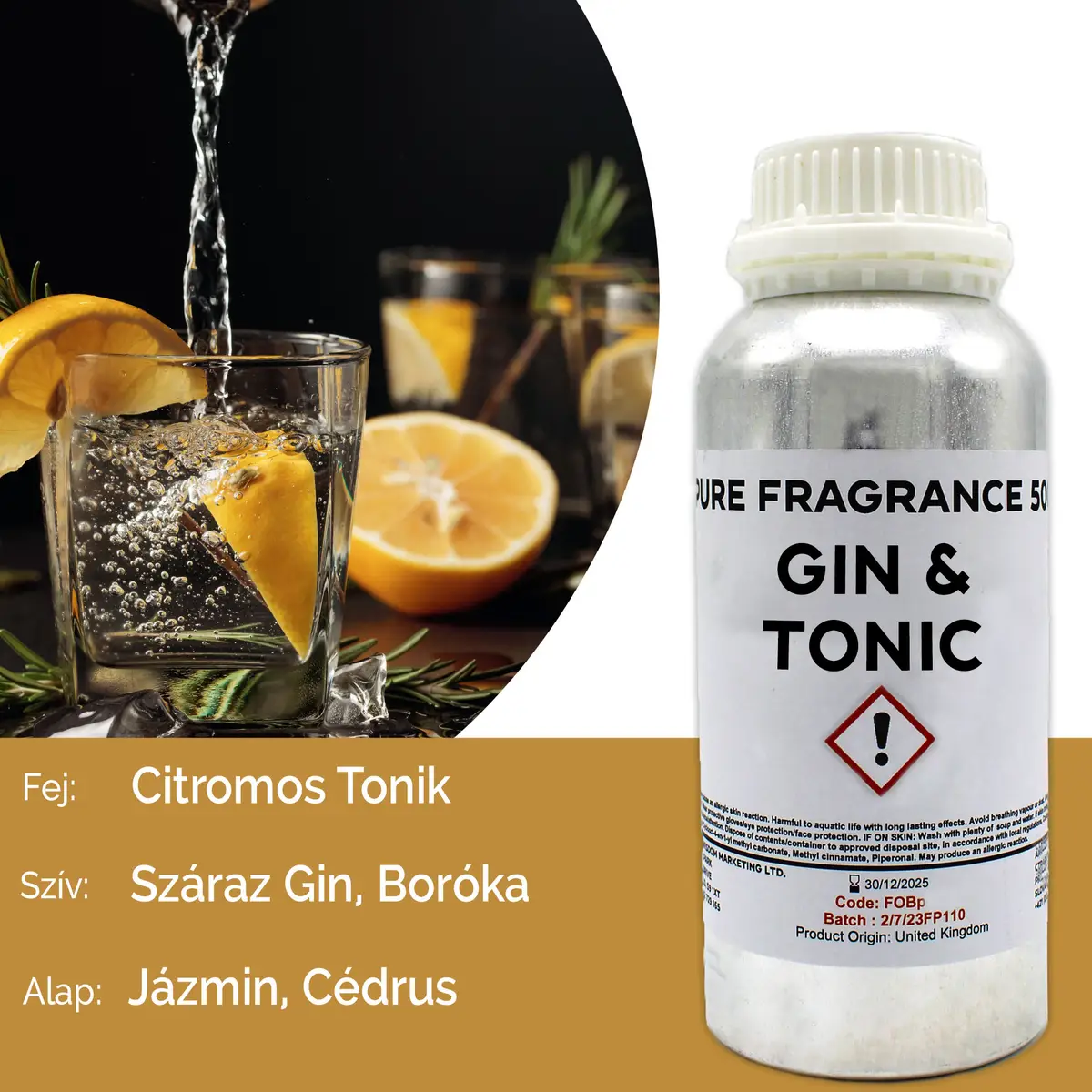 Doftolja Gin & Tonic 500 ml - produktbild 6