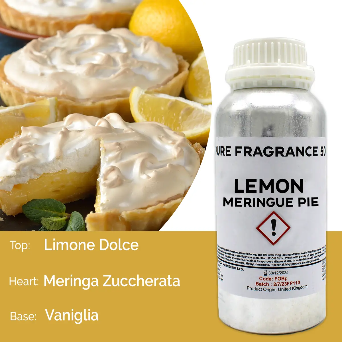Doftolja Lemon Meringue Pie 500 ml ren - produktbild 5