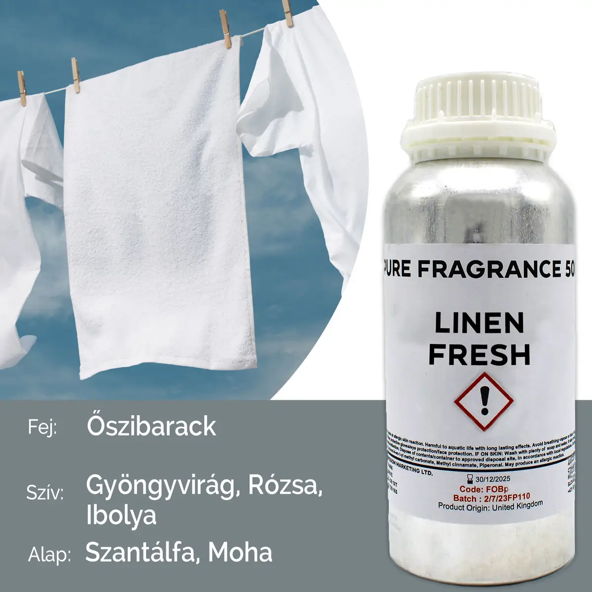 Doftolja Linen Fresh 500 ml - produktbild 2
