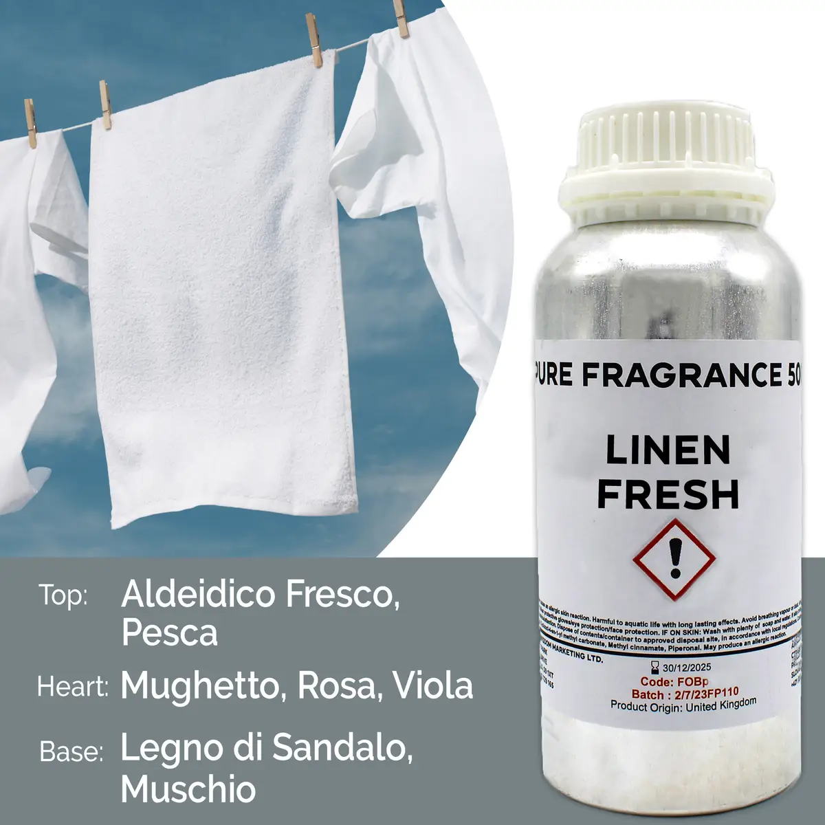 Doftolja Linen Fresh 500 ml - produktbild 8