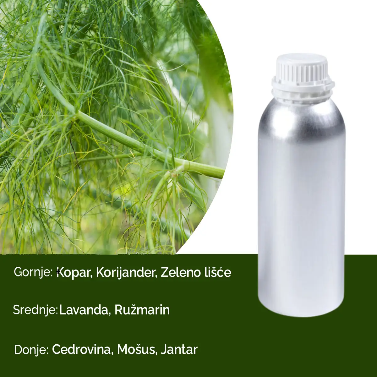 Doftolja med söt fänkål och jojoba 500 ml - produktbild 4
