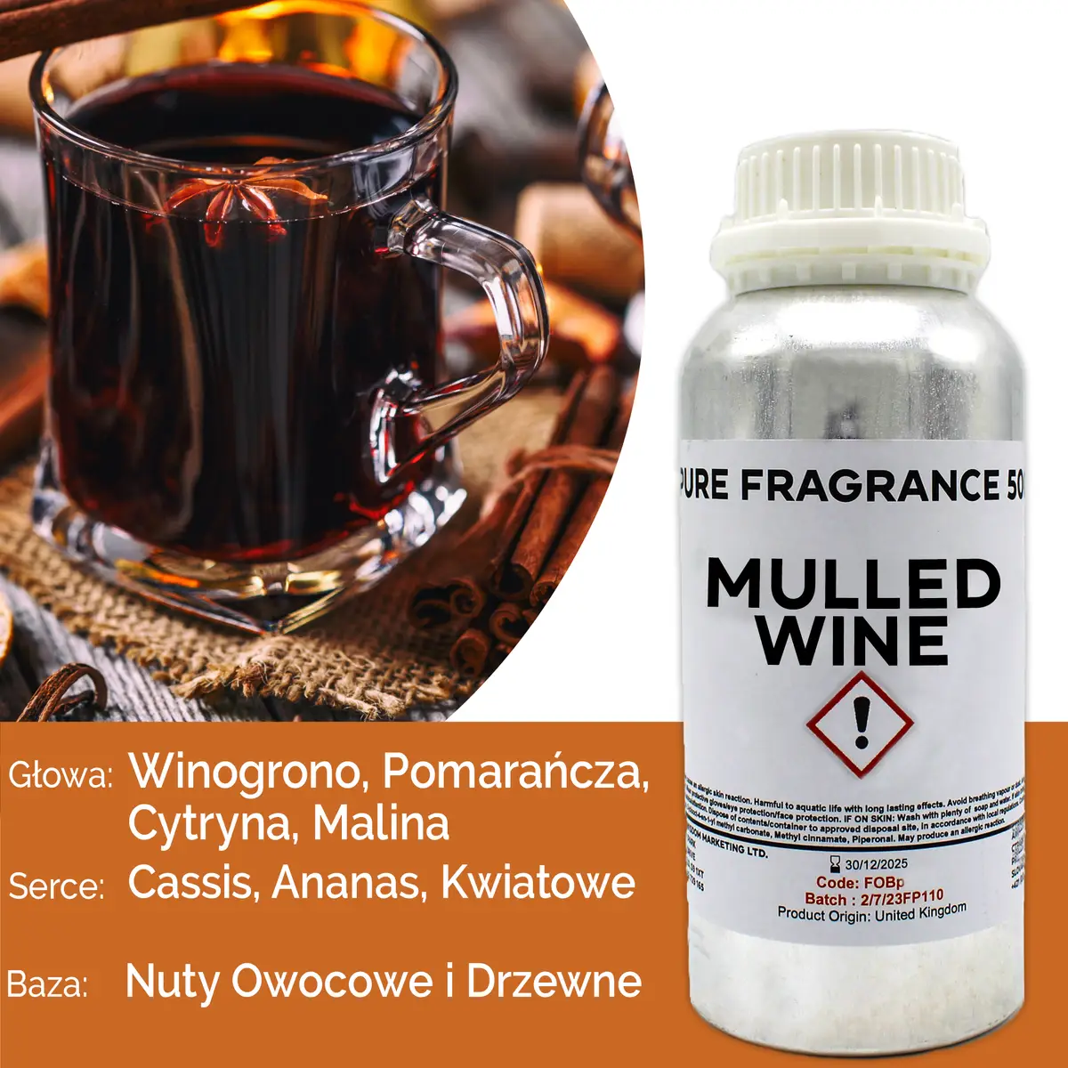 Doftolja Mulled Wine 500 ml - produktbild 2