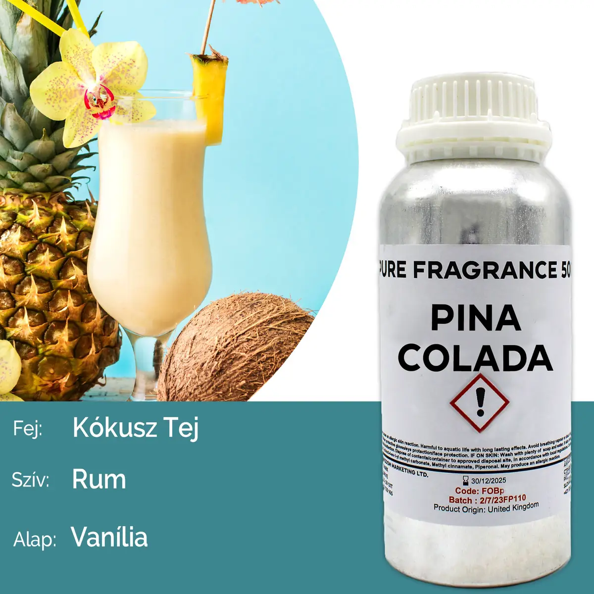 Doftolja Pina Colada 500 ml ren - produktbild 7