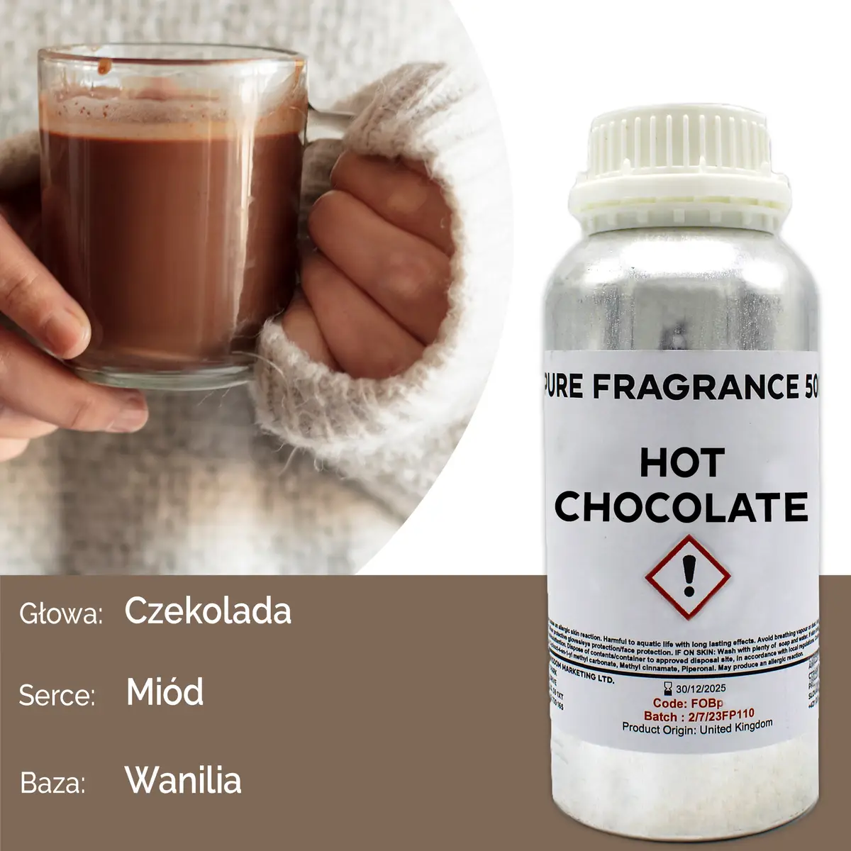 Doftolja varm choklad 500 ml - produktbild 2