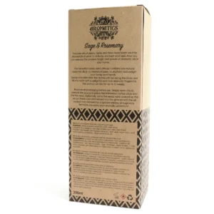 Doftspridare med doftpinnar och eteriska oljor salvia och rosmarin 200 ml - produktbild 2