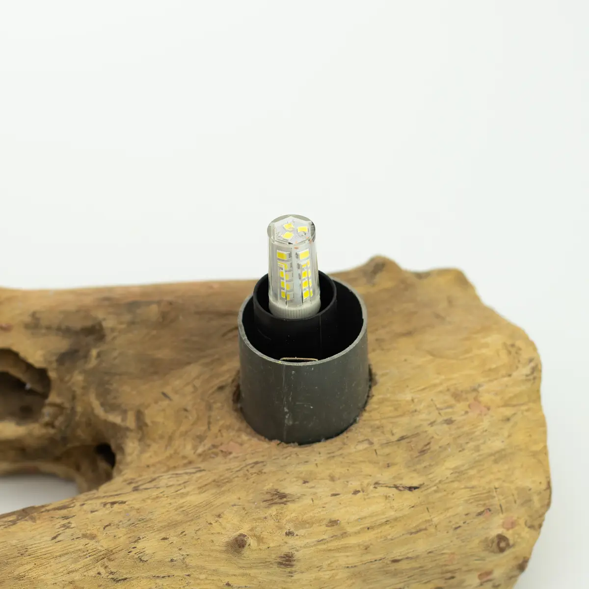 DriftGlow bordslampa med halvmåneformad skärm i grått - produktbild 9