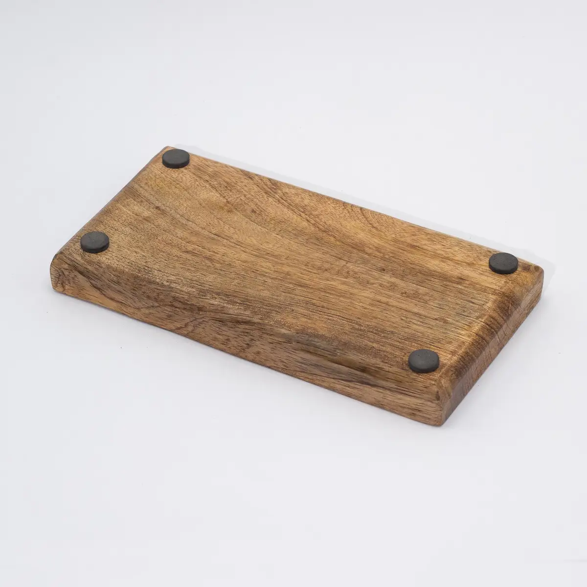 Dubbel smyckesbricka 20x10x2,5 cm med svampmotiv i teal - produktbild 4