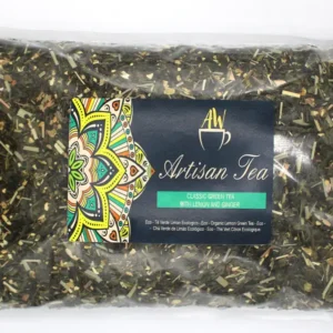 Eko-klassiskt grönt te med citron och ingefära 1 kg - produktbild 2