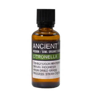 Flaska med ekologisk citronella eterisk olja 50 ml