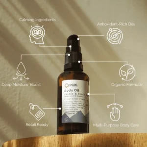 Ekologisk doftfri kroppsolja 50 ml med nypon - produktbild 4