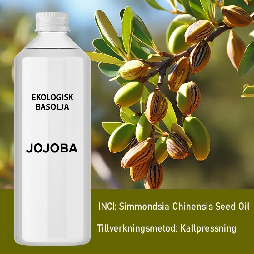 Ekologisk jojobaolja 1 liter kallpressad - produktbild 3