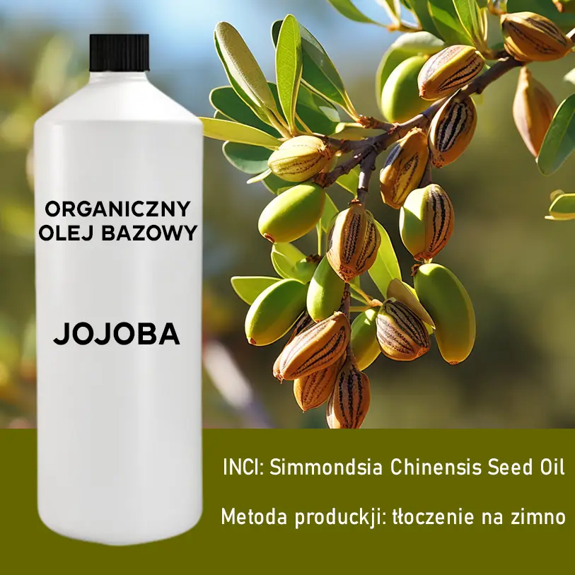 Ekologisk jojobaolja 1 liter kallpressad - produktbild 5