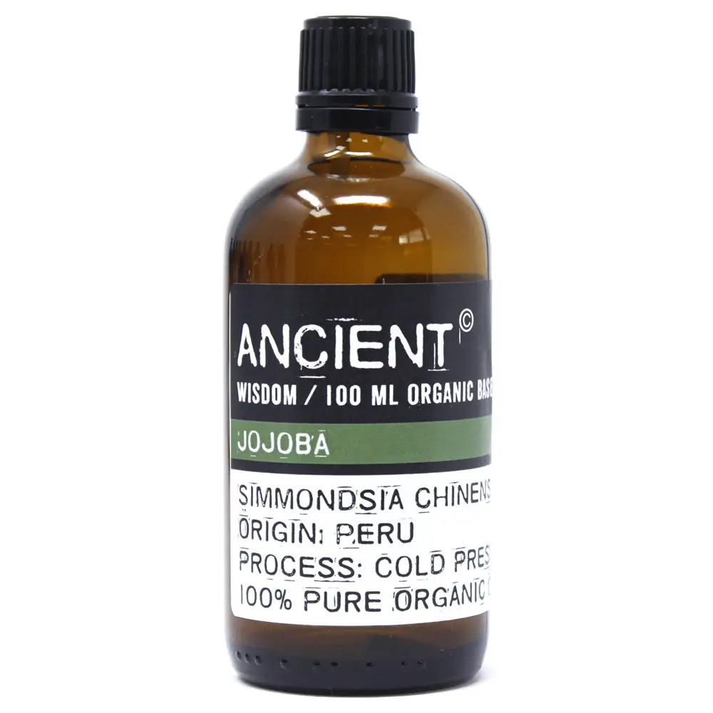 Flaska med ekologisk jojobaolja basolja 100 ml
