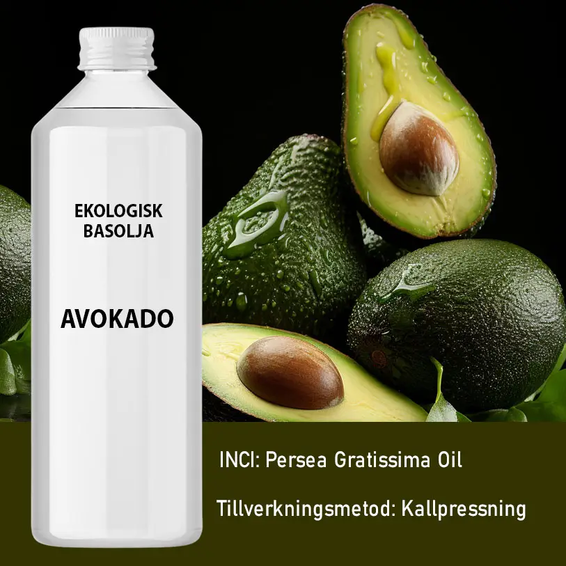 Ekologisk kallpressad avokadoolja 1 liter - produktbild 3