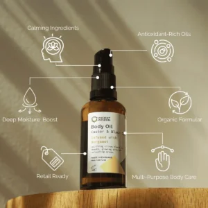 Ekologisk kroppsolja 50 ml med bergamott - produktbild 4