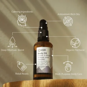 Ekologisk kroppsolja 50 ml med lavendel - produktbild 2