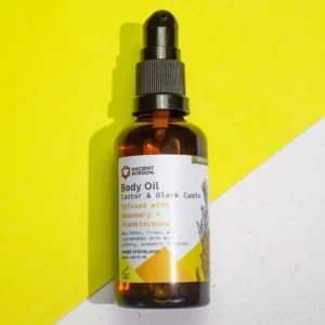 Ekologisk kroppsolja 50 ml med rosmarin och frankincense - produktbild 3