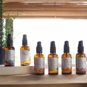 Ekologisk kroppsolja 50 ml med sandelträ och myrra - produktbild 2