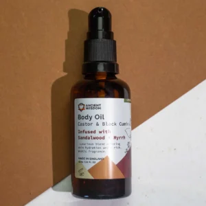Ekologisk kroppsolja 50 ml med sandelträ och myrra - produktbild 5