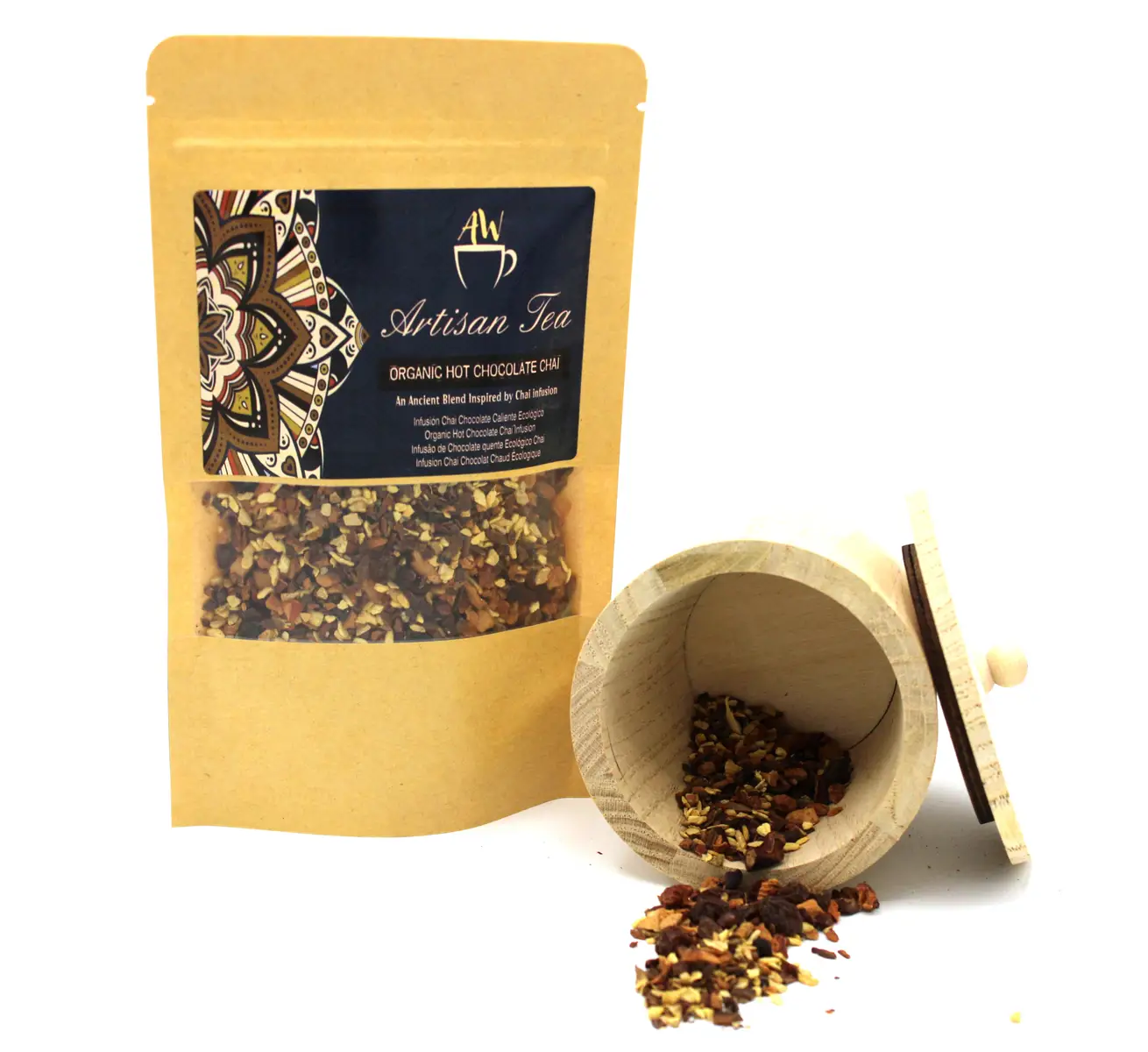 Ekologisk kryddig chokladchai teblandning 50g - produktbild 2
