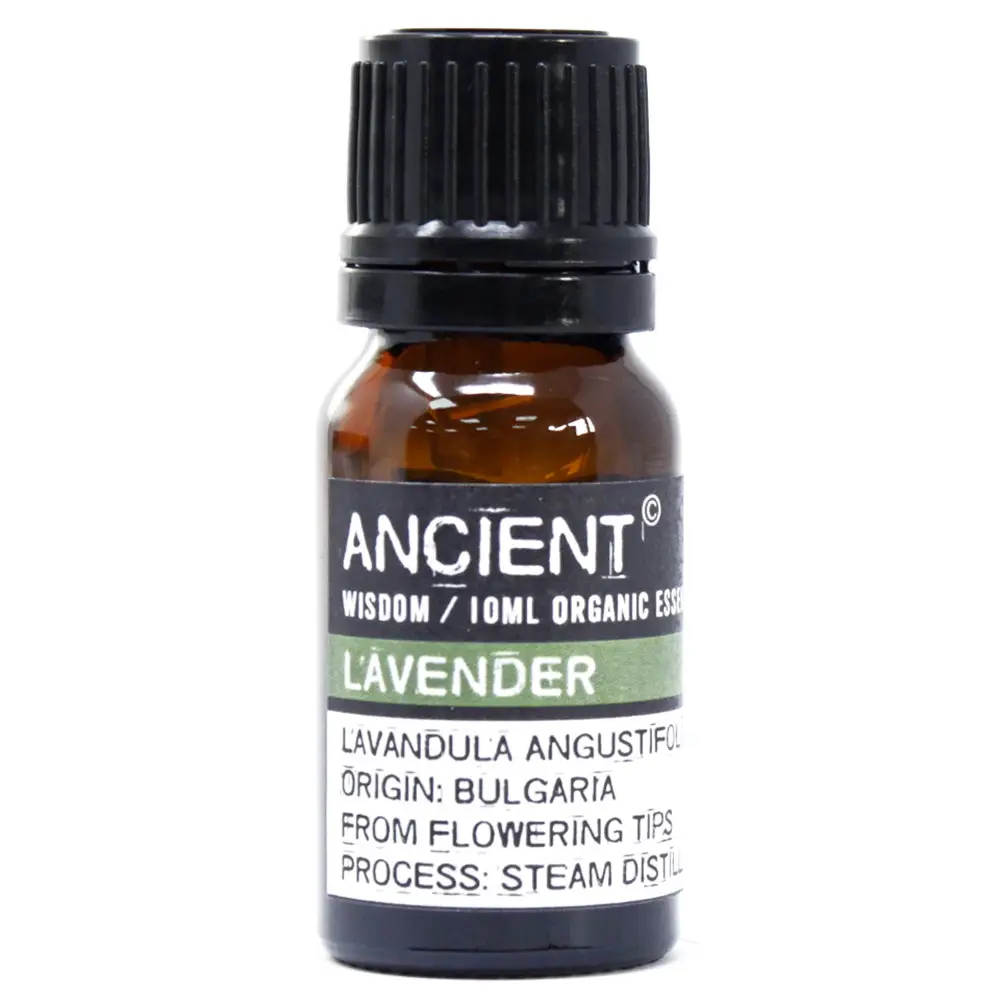 Flaska med ekologisk lavendel eterisk olja 10 ml