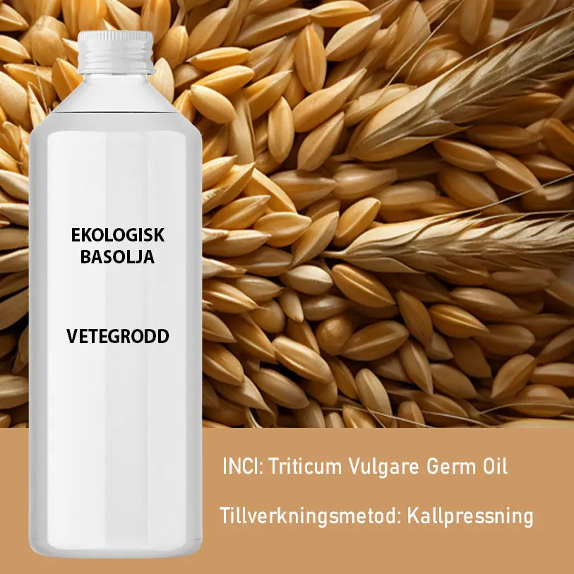 Ekologisk vetegroddsolja 1 liter - produktbild 3