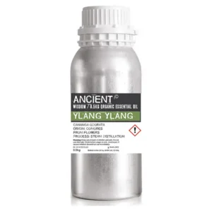 Aluminiumflaska med ekologisk ylang ylang eterisk olja 0,5 kg