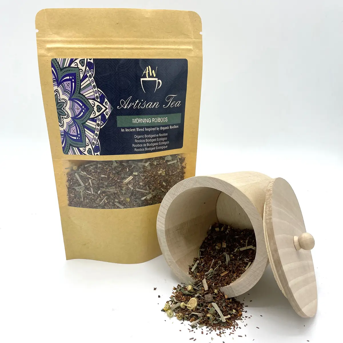 Ekologiskt biodigestivt rooibos-te 50 g - produktbild 2