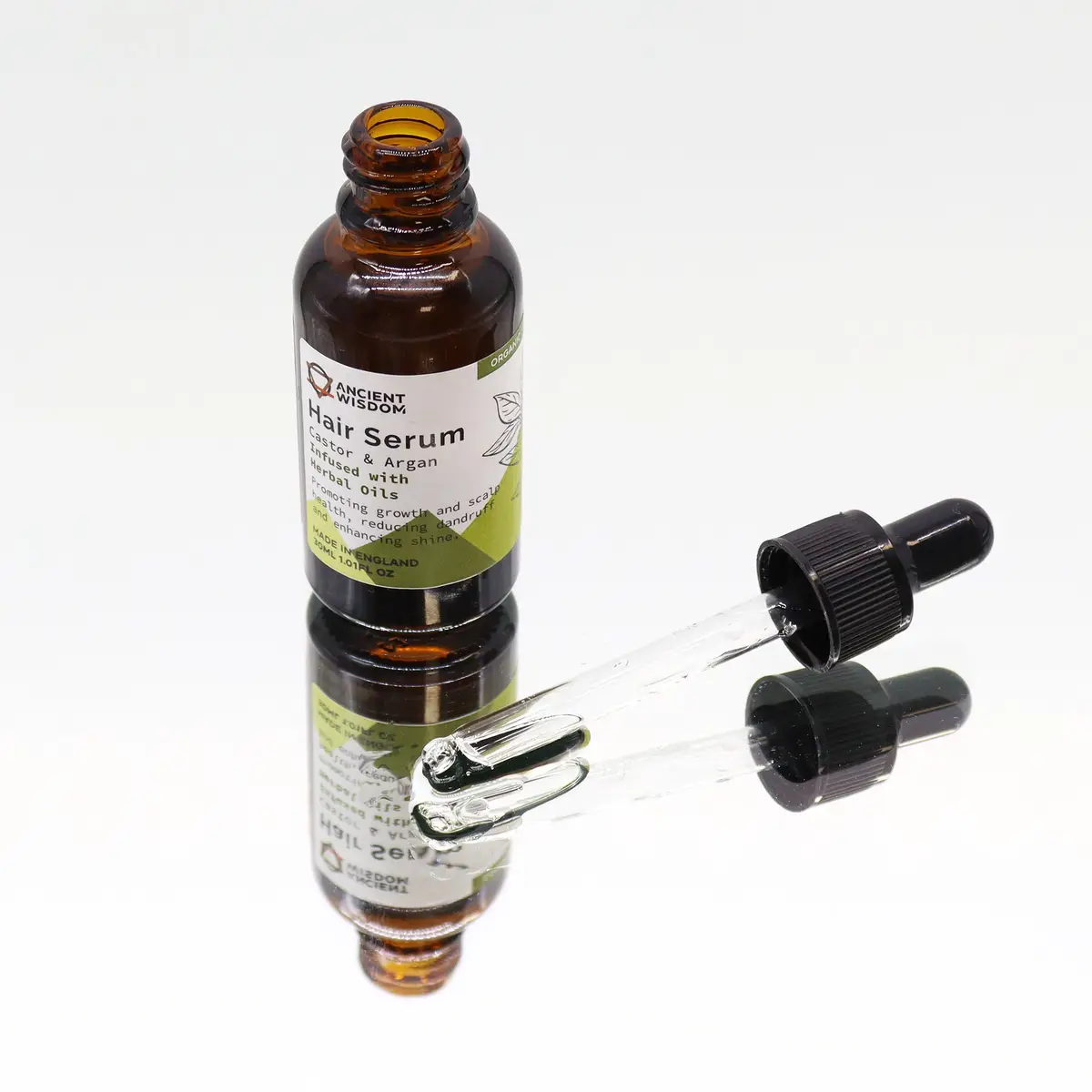 Ekologiskt hårserum med örter 30 ml - produktbild 2