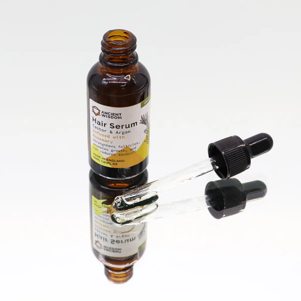 Ekologiskt hårserum med rosmarin 30 ml - produktbild 2